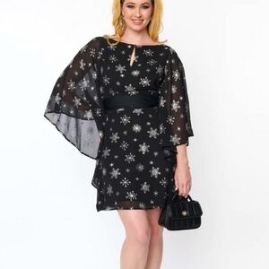 Unique Vintage Smak Parlour Snowflake Social Climber Caftan